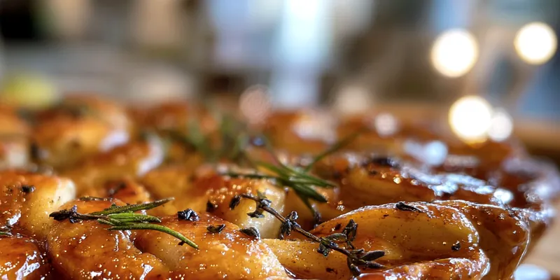 Freshly baked Apple Pie on a table