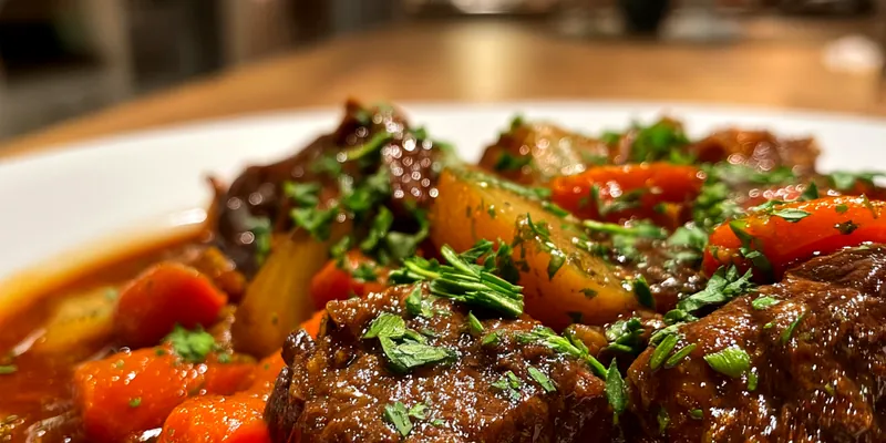 Beef Stew on plate