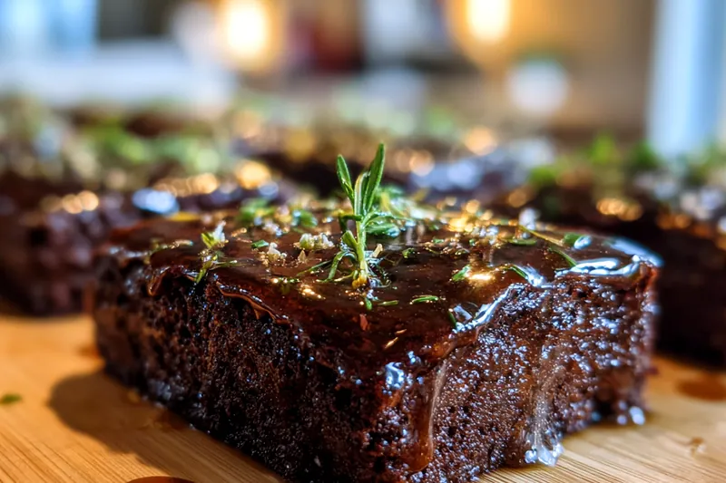 Fresh ingredients for Fudge Brownies