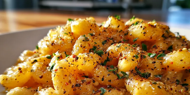 Delicious Macaroni Salad on plate