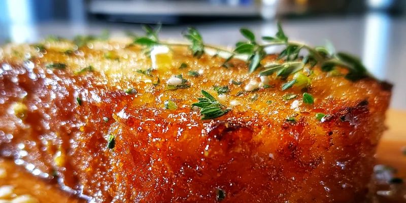 Delicious Moist Vanilla Sponge Cake on plate