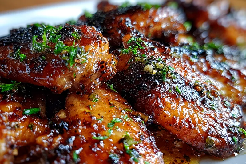 Cooking Spicy Honey Glazed Wings