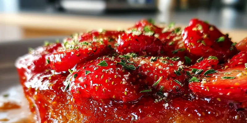 Delicious Strawberry Shortcake on plate